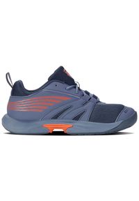 Buty do tenisa damskie K-Swiss Speedtrac Allcourt. Kolor: fioletowy. Materiał: syntetyk, materiał. Szerokość cholewki: normalna. Sport: tenis