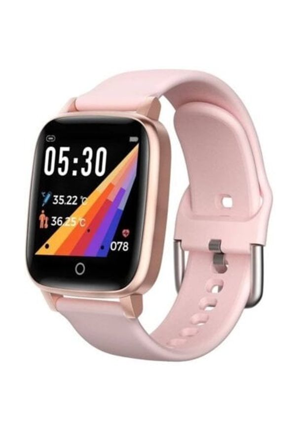 Bemi - Smartwatch BEMI Ter Różowy. Rodzaj zegarka: smartwatch. Kolor: różowy. Styl: sportowy