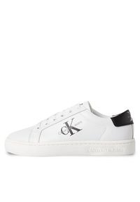 Calvin Klein Jeans Sneakersy Classic Cupsole Laceup Lth Wn YW0YW01269 Biały. Kolor: biały. Materiał: skóra #2