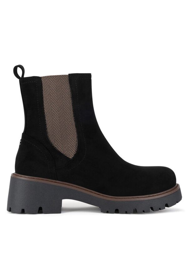 Clara Barson Botki WS6381-01 Czarny. Kolor: czarny. Materiał: materiał
