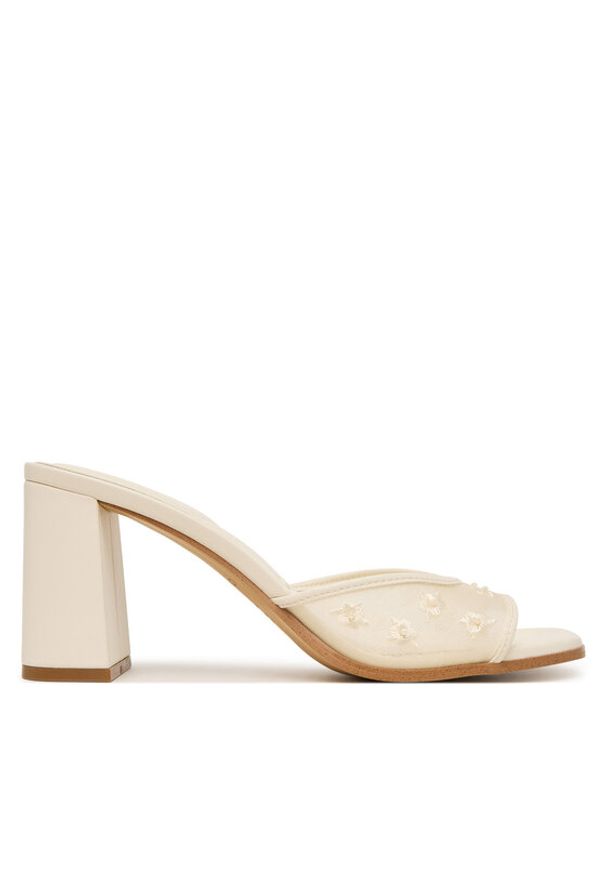Aldo Klapki Lisarae 14298745 Kremowy. Kolor: kremowy. Materiał: materiał