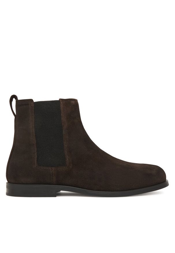 Sztyblety Calvin Klein. Kolor: brązowy