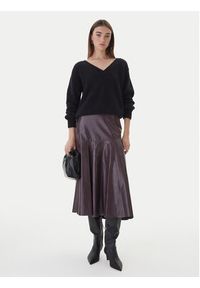 Dixie Sweter M277Y065A 1900 Czarny Regular Fit. Kolor: czarny. Materiał: wełna #5