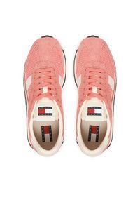 Tommy Jeans Sneakersy Tjw Retro Runner Archive EN0EN03013 Różowy. Kolor: różowy. Materiał: zamsz, skóra #2