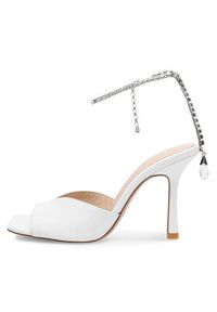 Eva Minge Sandały STEPHANIE-V1051L-01 Biały. Kolor: biały. Materiał: skóra, lakier #7