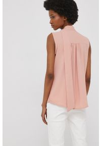 Answear Lab bluzka damska kolor różowy gładka. Okazja: na co dzień. Kolor: różowy. Materiał: tkanina. Wzór: gładki. Styl: wakacyjny #3