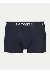 Lacoste Komplet 3 par bokserek 5H1297 Granatowy. Kolor: niebieski. Materiał: bawełna #8