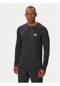 Adidas - adidas Longsleeve Workout Essentials KA5523 Czarny Regular Fit. Kolor: czarny. Materiał: syntetyk. Długość rękawa: długi rękaw #1