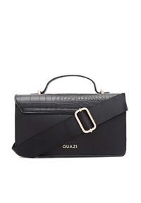 QUAZI Torebka QUA-05-A23 Czarny. Kolor: czarny. Materiał: skórzane #5