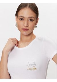 Liu Jo T-Shirt WA3139 J6308 Biały Regular Fit. Kolor: biały. Materiał: bawełna #4