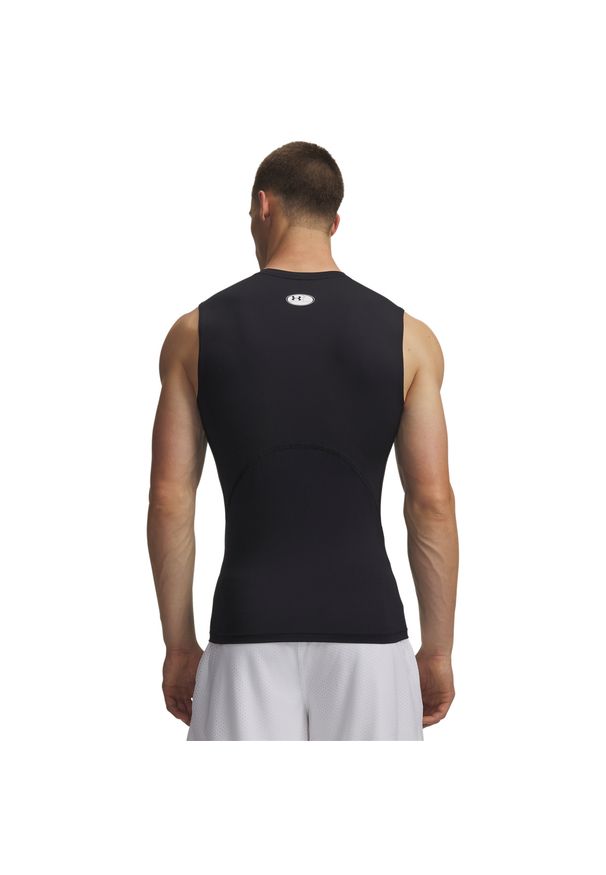 Koszulka męska treningowa Under Armour HeatGear Armour (1361522-001). Kolor: czarny. Sezon: lato. Sport: fitness