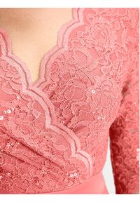 Swing Sukienka koktajlowa 5AE29100 Koralowy Regular Fit. Kolor: pomarańczowy. Materiał: syntetyk. Styl: wizytowy #4