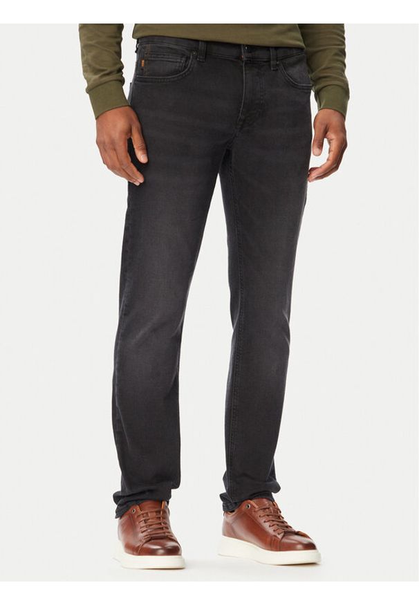 BOSS Jeansy Delaware BC-L-P 50471010 Czarny Slim Fit. Kolor: czarny
