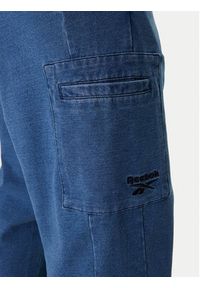 Reebok Spodnie dresowe Ambrose RK25543CCM Niebieski Regular Fit. Kolor: niebieski. Materiał: bawełna #6