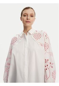 French Connection Koszula 72YBB Biały Relaxed Fit. Kolor: biały. Materiał: bawełna #3