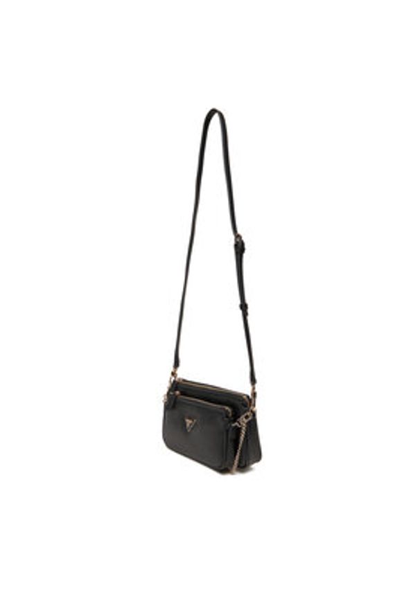 Guess Torebka Noelle II Mini HWZG96 72710 Czarny. Kolor: czarny. Materiał: skórzane