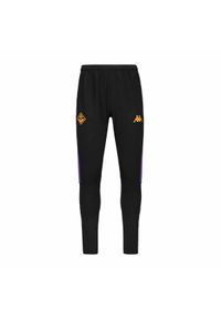 Kappa - Spodnie dresowe Fiorentina Abunszip Pro 8 2024/25. Kolor: niebieski, fioletowy, czarny, wielokolorowy. Materiał: dresówka. Sport: piłka nożna