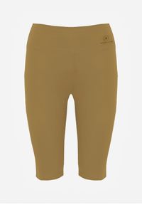 Born2be - Zielone Szorty Kolarki z Wysokim Stanem i Modelującym Pasem Toadgrass. Stan: podwyższony. Kolor: zielony. Styl: elegancki #5