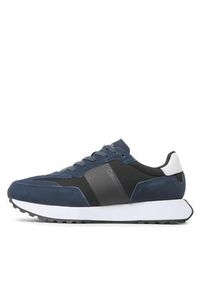 Calvin Klein Sneakersy Low Top Lace Up Mix HM0HM00497 Granatowy. Kolor: niebieski. Materiał: materiał #2