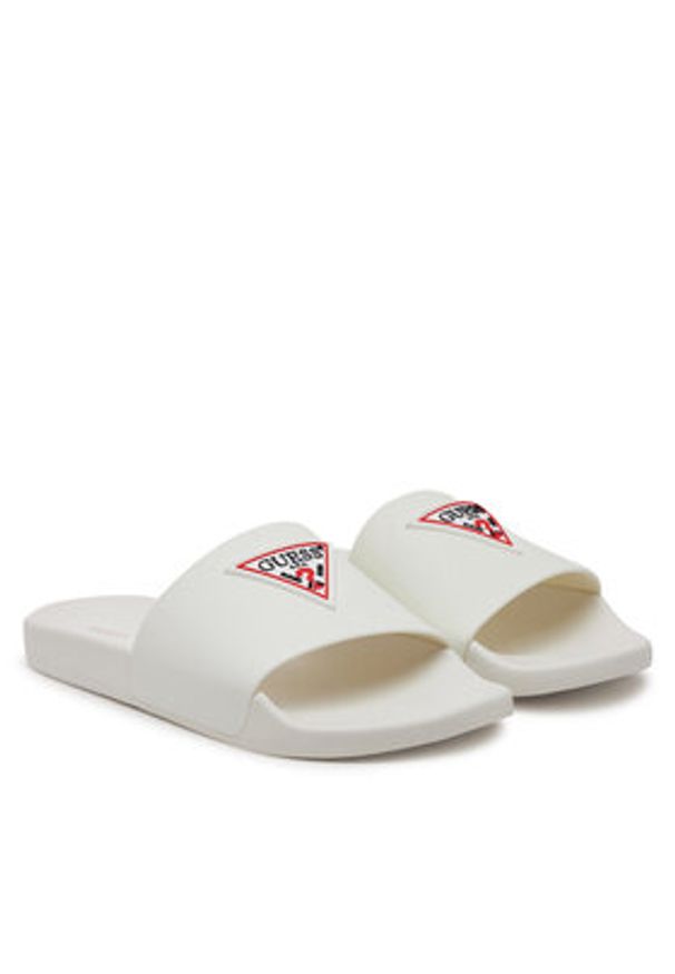 Guess Klapki FMJTOT ELL19 Biały. Kolor: biały