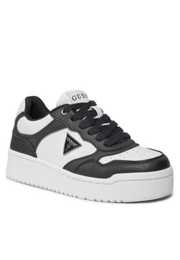 Guess Sneakersy FLJMR4 ELE12 Biały. Kolor: biały. Materiał: skóra