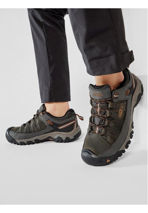 keen - Keen Trekkingi Targhee III Wp 1017784 Szary. Kolor: szary. Materiał: skóra, nubuk. Sport: turystyka piesza