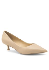 Gino Rossi - GINO ROSSI Czółenka V1339-803-8 Beżowy. Kolor: beżowy. Materiał: skóra. Obcas: na szpilce #5