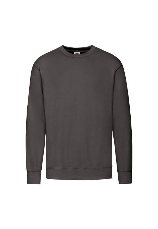 FRUIT OF THE LOOM - Lekka Bluza Rozpinana Unisex Dla Dorosłych. Kolor: szary