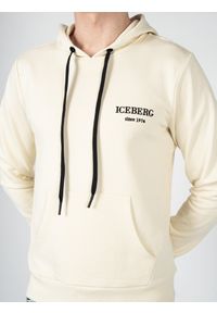 Iceberg Bluza "Hoodie" | E0206300 | Mężczyzna | Beżowy. Okazja: na co dzień. Kolor: beżowy. Materiał: bawełna. Styl: sportowy, casual