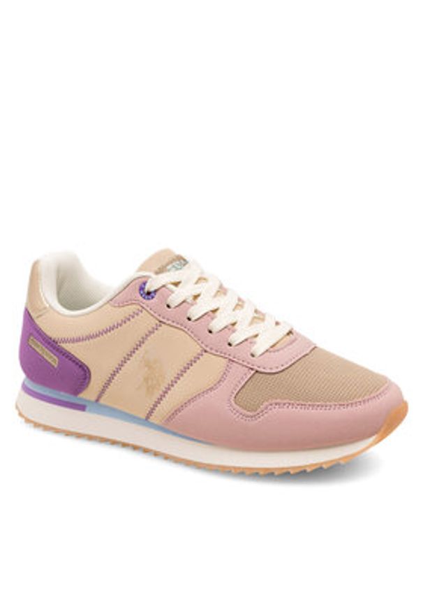 U.S. Polo Assn. Sneakersy ALTENA002 Różowy. Kolor: różowy. Materiał: materiał