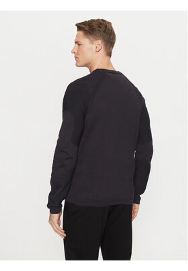 BOSS Sweter Perform-X_Cn 50498519 Granatowy Regular Fit. Kolor: niebieski. Materiał: syntetyk, bawełna