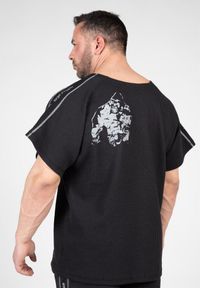 GORILLA WEAR - Buffalo Stary trening szkolny Top - Czarny/Szary. Kolor: wielokolorowy, czarny, szary. Sport: fitness
