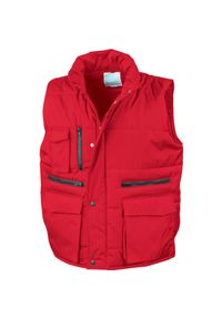 RESULT - Kamizelki puchowe Result Matelassé Ripstop. Kolor: czerwony. Materiał: puch #1