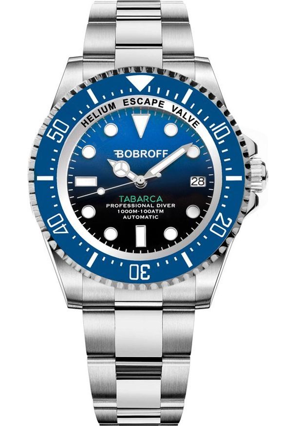 Zegarek Bobroff Męski Zegarek BOBROFF model BF0003ba (44MM) NoSize