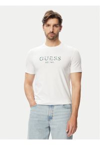 Guess T-Shirt M4YI38 J1314 Biały Regular Fit. Kolor: biały. Materiał: bawełna #1