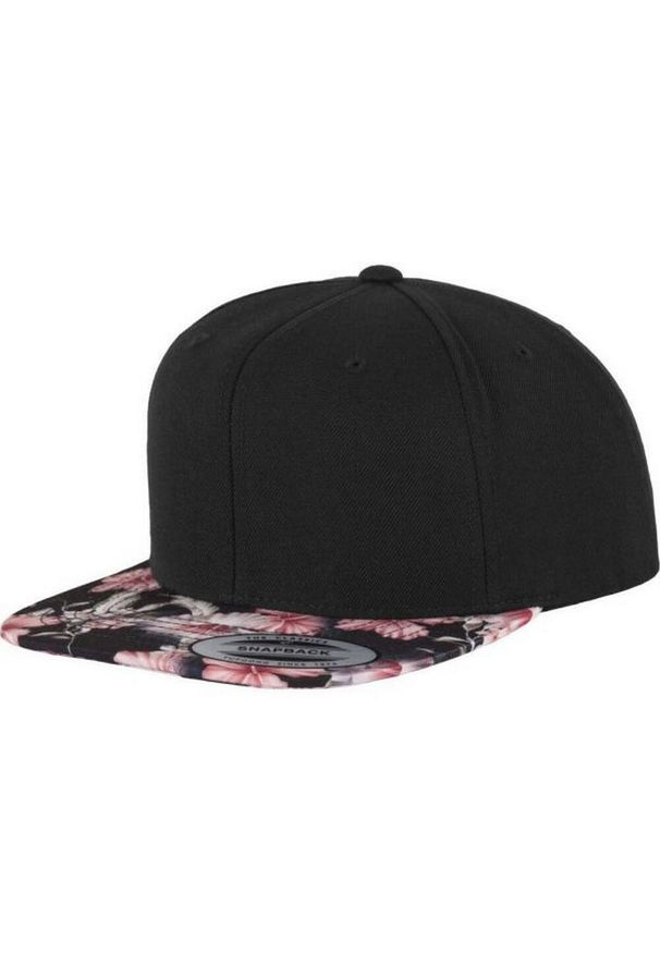 FLEXFIT - Czapka Z Daszkiem Classic ProStyle Floral Snapback Cap. Kolor: czerwony, czarny, wielokolorowy