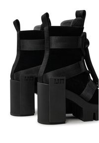 United Nude Botki Grip Nomad Mid II 107640157 Czarny. Kolor: czarny. Materiał: skóra