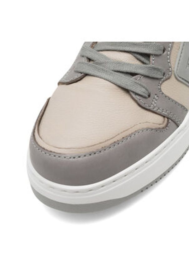 Badura Sneakersy BUXTON-22 MI08 Beżowy. Kolor: beżowy. Materiał: skóra
