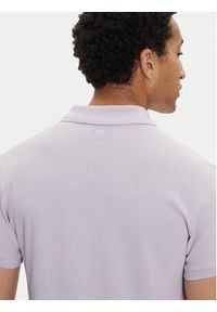 AMI PARIS - AMI Paris Polo HPL060.760 Fioletowy Regular Fit. Typ kołnierza: polo. Kolor: fioletowy. Materiał: bawełna #5