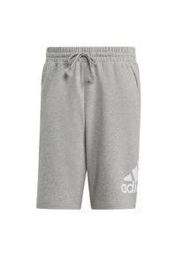 Adidas - Szorty Essentials Big Logo French Terry. Kolor: szary. Sport: fitness