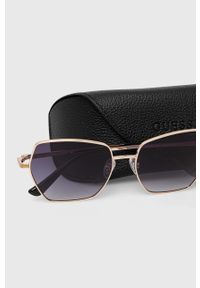 Guess okulary przeciwsłoneczne damskie kolor złoty. Kolor: złoty #3