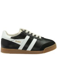 Dziecięce skórzane trenery Gola Elan. Okazja: na co dzień. Kolor: wielokolorowy, biały, czarny. Materiał: skóra. Sezon: lato #1