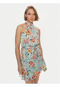 Guess Sukienka codzienna Romana W4GK82 WG4D2 Kolorowy Regular Fit. Okazja: na co dzień. Materiał: syntetyk. Wzór: kolorowy. Typ sukienki: proste. Styl: casual