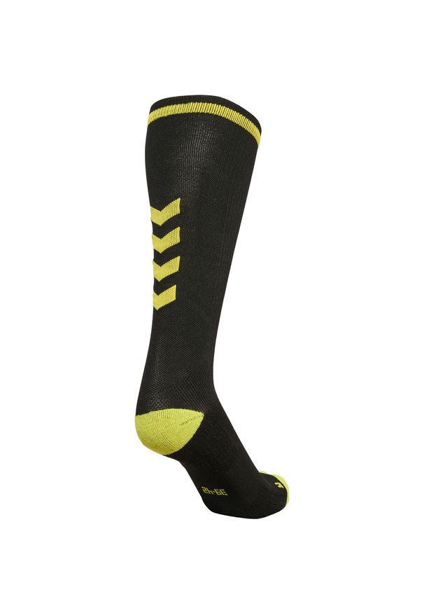 Skarpety sportowe dla dorosłych Hummel Elite Indoor Sock High. Kolor: żółty, wielokolorowy, czarny