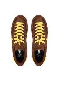 Polo Ralph Lauren Sneakersy 804P15632002 Brązowy. Kolor: brązowy. Materiał: zamsz, skóra #2