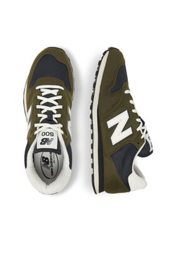 New Balance Sneakersy GM500ROS Khaki. Kolor: brązowy. Materiał: materiał