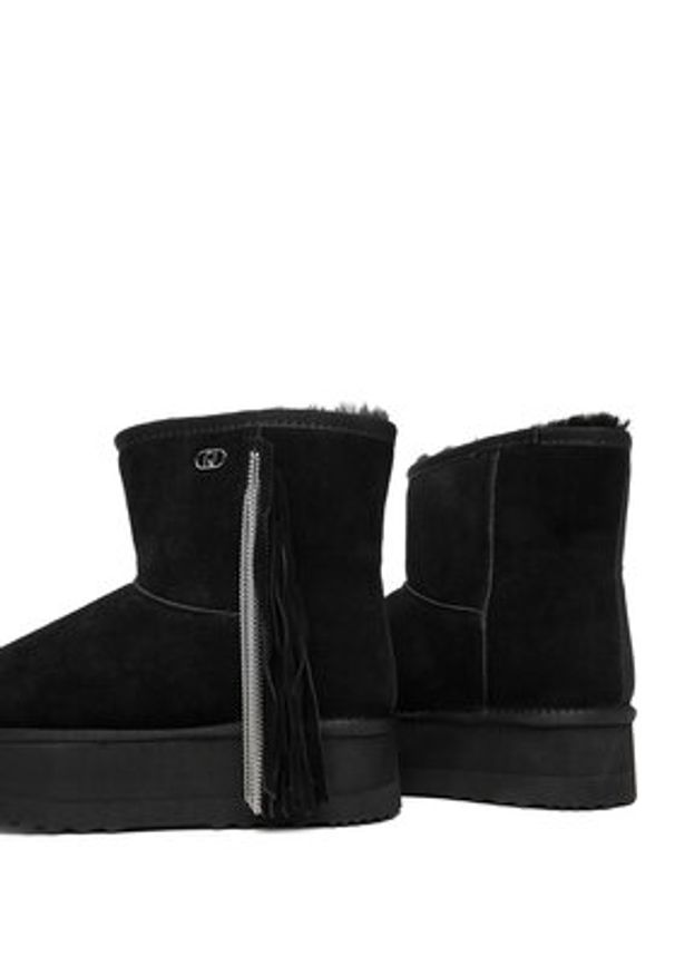 Liu Jo Śniegowce SF5109 PX002 Czarny. Kolor: czarny. Materiał: zamsz, skóra