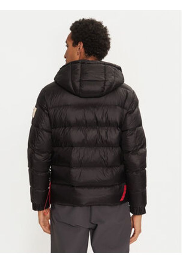 After Label Kurtka puchowa Verbier A00038 Czarny Regular Fit. Kolor: czarny. Materiał: syntetyk
