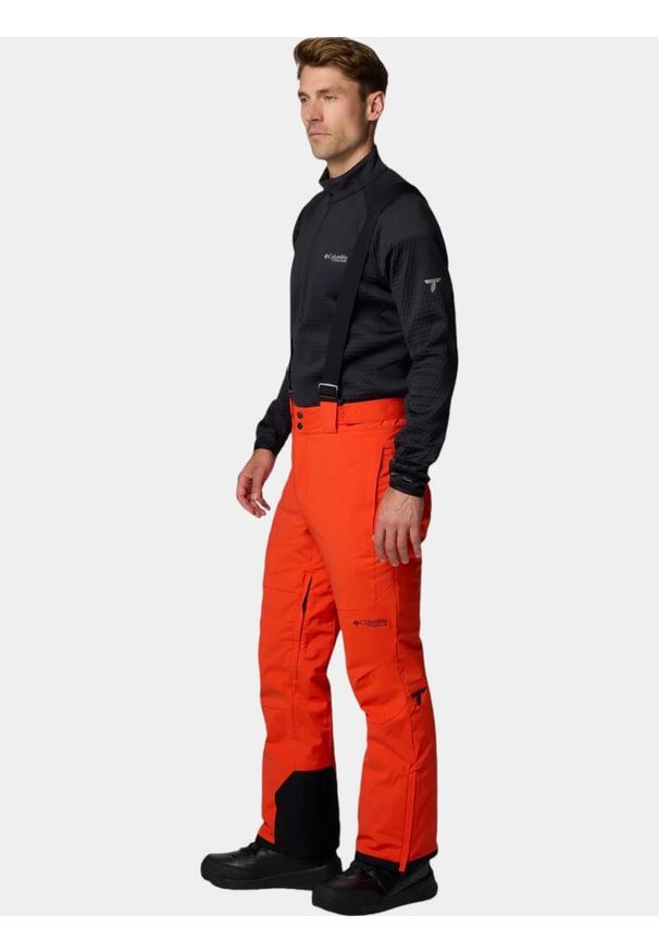 columbia - Spodnie Narciarskie Męskie Columbia Cirque Bowl. Kolor: czerwony. Sezon: zima. Sport: narciarstwo