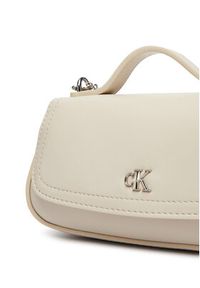 Calvin Klein Torebka LV04F3679G Kremowy. Kolor: kremowy. Materiał: skórzane #2